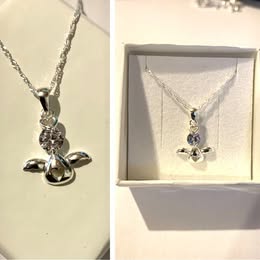 Engle halskæde zirkon