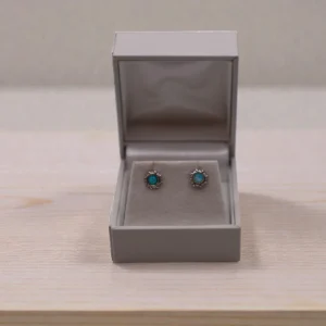 Turkise opal ørestikker