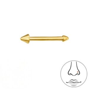 næsestav med trekant i titanium