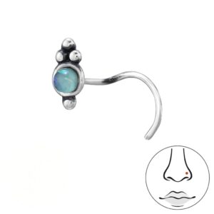 opal næsepiercing